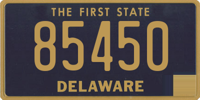 DE license plate 85450