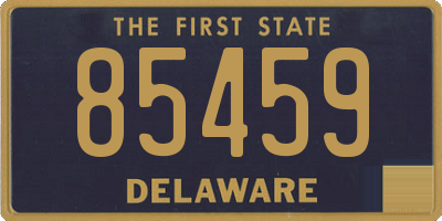 DE license plate 85459