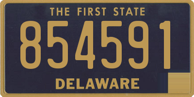 DE license plate 854591