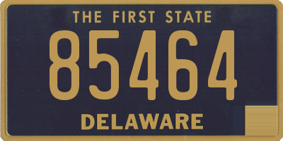 DE license plate 85464