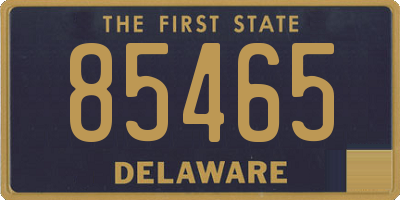 DE license plate 85465