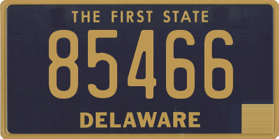 DE license plate 85466