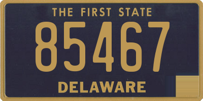 DE license plate 85467