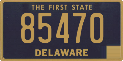 DE license plate 85470