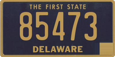 DE license plate 85473