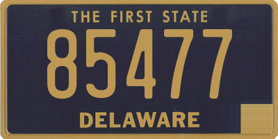 DE license plate 85477