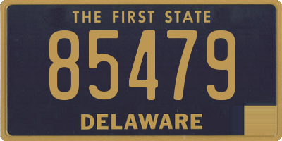 DE license plate 85479