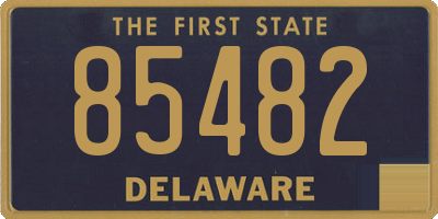 DE license plate 85482