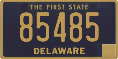 DE license plate 85485