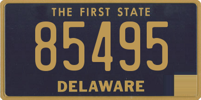 DE license plate 85495