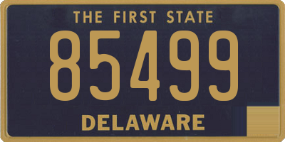 DE license plate 85499