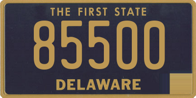 DE license plate 85500