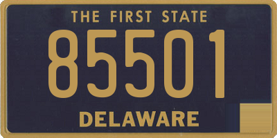 DE license plate 85501