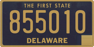 DE license plate 855010