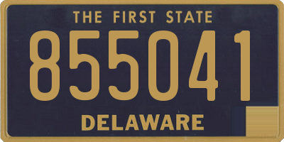 DE license plate 855041