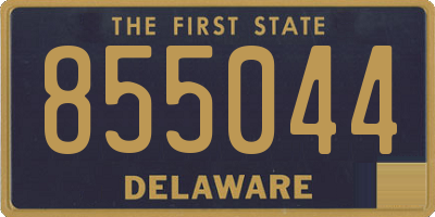 DE license plate 855044