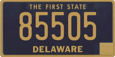DE license plate 85505