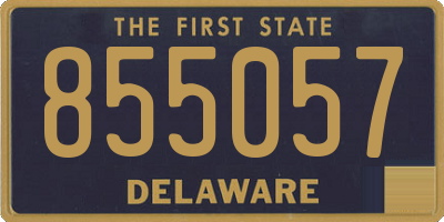 DE license plate 855057