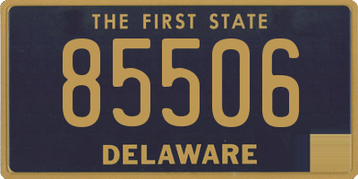 DE license plate 85506