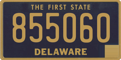 DE license plate 855060