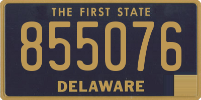 DE license plate 855076