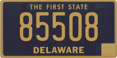 DE license plate 85508