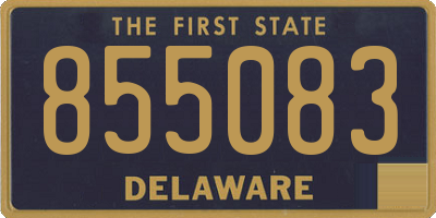 DE license plate 855083