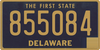 DE license plate 855084