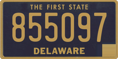 DE license plate 855097