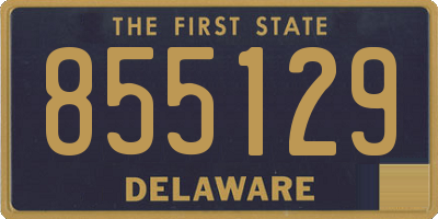 DE license plate 855129