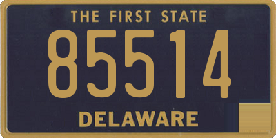 DE license plate 85514
