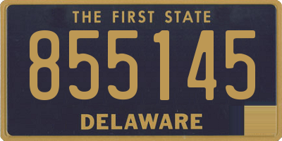 DE license plate 855145
