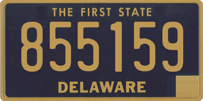 DE license plate 855159