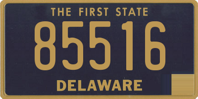 DE license plate 85516