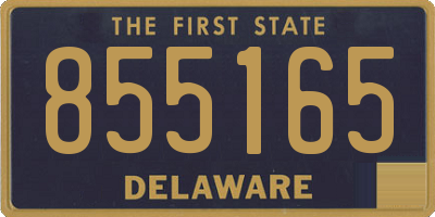 DE license plate 855165