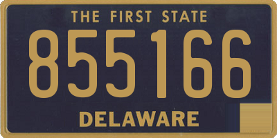 DE license plate 855166