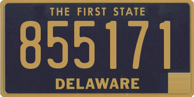 DE license plate 855171