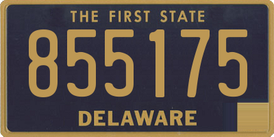 DE license plate 855175
