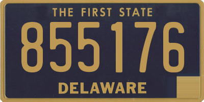 DE license plate 855176