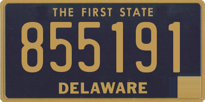 DE license plate 855191
