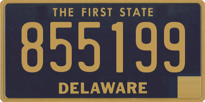 DE license plate 855199