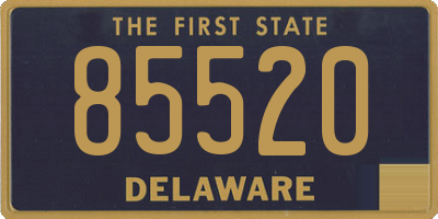 DE license plate 85520