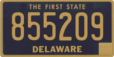 DE license plate 855209