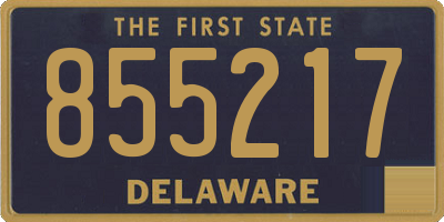 DE license plate 855217