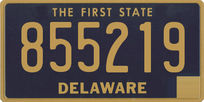 DE license plate 855219