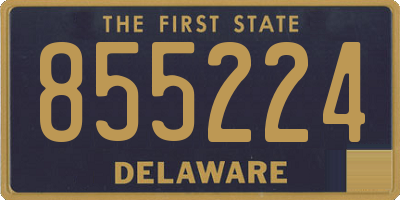 DE license plate 855224