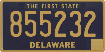 DE license plate 855232