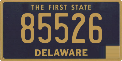 DE license plate 85526