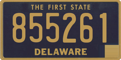 DE license plate 855261
