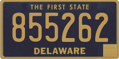 DE license plate 855262